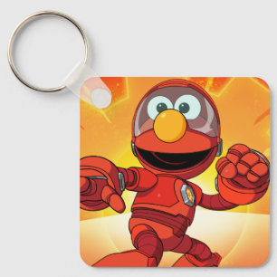 セサミストリート Mecha Builders Elmo In Action キーホルダー