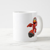 セサミストリート | Mecha Builders Elmo In Action ジャンボコーヒーマグカップ (正面右)