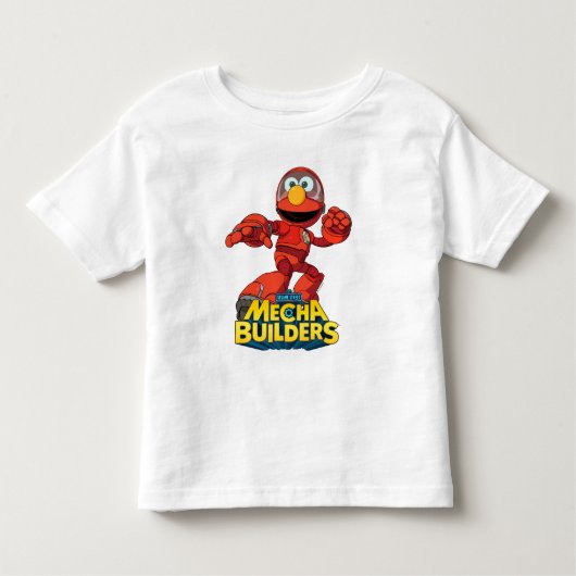 セサミストリート | Mecha Builders Elmo In Action トドラーTシャツ (正面)