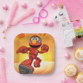 セサミストリート | Mecha Builders Elmo In Action ペーパープレート (パーティー)