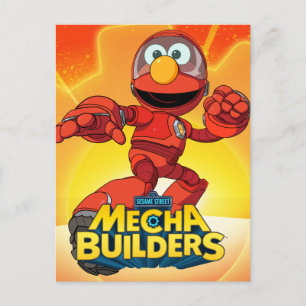 セサミストリート   Mecha Builders Elmo In Action ポストカード