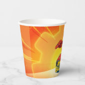 セサミストリート | Mecha Builders Elmo In Action 紙コップ (正面)