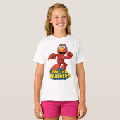 セサミストリート | Mecha Builders Elmo In Action Tシャツ (正面フル)