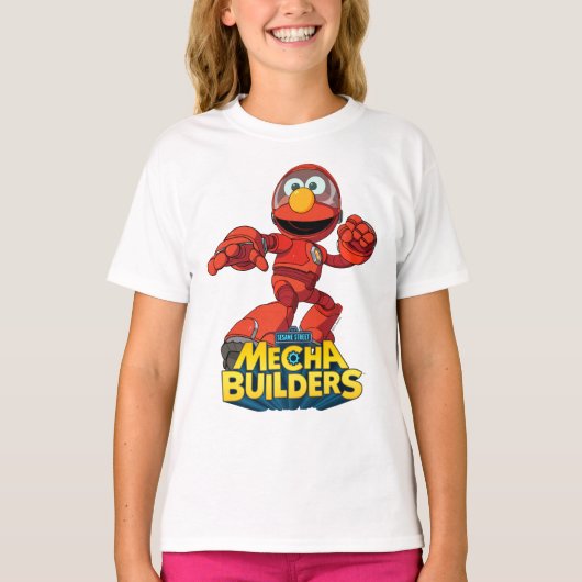 セサミストリート | Mecha Builders Elmo In Action Tシャツ (正面)