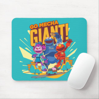 セサミストリート | Mecha Builders Go Mecha Giant! マウスパッド