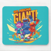 セサミストリート | Mecha Builders Go Mecha Giant! マウスパッド (正面)