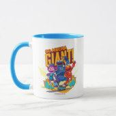 セサミストリート | Mecha Builders Go Mecha Giant! マグカップ (左)