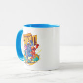 セサミストリート | Mecha Builders Go Mecha Giant! マグカップ (正面左)