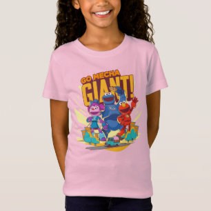 セサミストリート Mecha Builders Go Mecha Giant! Tシャツ