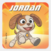 セサミストリート Mecha Builders Tango In Action|メカビルダーズ スクエアシール (正面)