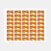 セサミストリート Mecha Builders Tango In Action|メカビルダーズ ラベル (シート)