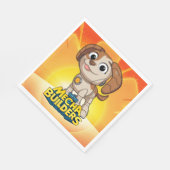 セサミストリート Mecha Builders Tango | Mecha Builders スタンダードランチョンナプキン (角)