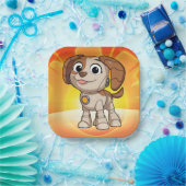 セサミストリート Mecha Builders Tango | Mecha Builders ペーパープレート (パーティー)