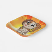 セサミストリート Mecha Builders Tango | Mecha Builders ペーパープレート (傾斜あり)