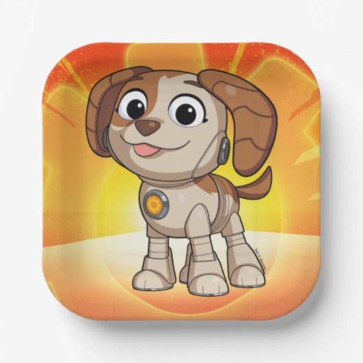 セサミストリート Mecha Builders Tango | Mecha Builders ペーパープレート (正面)