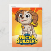 セサミストリート Mecha Builders Tango | Mecha Builders ポストカード (正面/裏面)