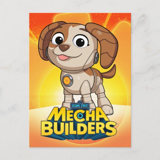 セサミストリート Mecha Builders Tango | Mecha Builders ポストカード (正面)