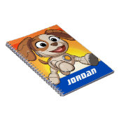 セサミストリート Mecha Builders Tango | Mecha Builders |名前 ノートブック (右側)