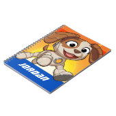 セサミストリート Mecha Builders Tango | Mecha Builders |名前 ノートブック (左側)