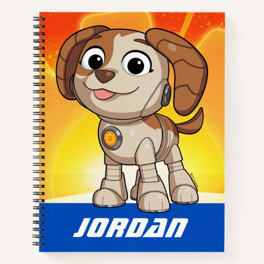 セサミストリート Mecha Builders Tango | Mecha Builders |名前 ノートブック (正面)