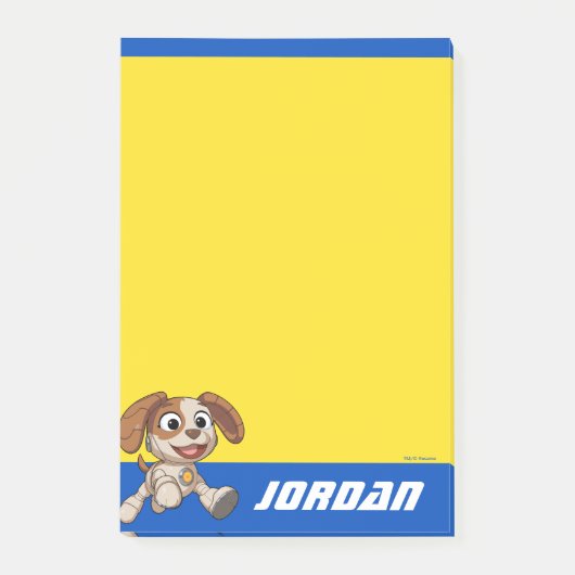 セサミストリート Mecha Builders Tango | Mecha Builders |名前 ポストイット (正面)