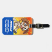 セサミストリート Mecha Builders Tango | Mecha Builders |名前 ラゲッジタグ (正面横)