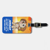 セサミストリート Mecha Builders Tango | Mecha Builders |名前 ラゲッジタグ (正面横)