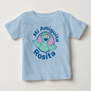 セサミストリート   Mi Amiguita Rosita ベビーTシャツ