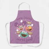 セサミストリート | More S'mores Moreおもしろい! エプロン (正面)