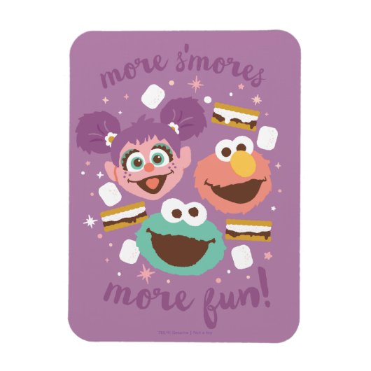 セサミストリート | More S'mores Moreおもしろい! マグネット (縦)