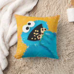 セサミストリート   Nom Nom Cookie Monster クッション