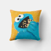 セサミストリート | Nom Nom Cookie Monster クッション (裏面)