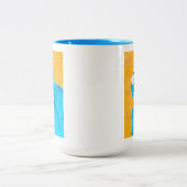 セサミストリート | Nom Nom Cookie Monster ツートーンマグカップ (中央)