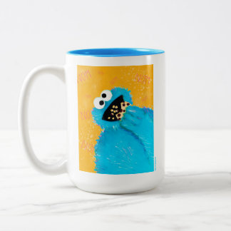 セサミストリート | Nom Nom Cookie Monster ツートーンマグカップ