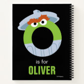 セサミストリート | Oはオスカー用 ノートブック (裏面)