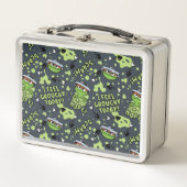 セサミストリート | Oscarフレーズ・パターン メタルランチボックス (正面)