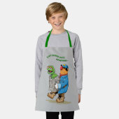 セサミストリート | Oscar & Bruno the Garbage Man エプロン (着用した状態)