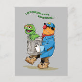 セサミストリート | Oscar & Bruno the Garbage Man ポストカード (正面)