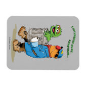 セサミストリート | Oscar & Bruno the Garbage Man マグネット (横)