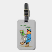 セサミストリート | Oscar & Bruno the Garbage Man ラゲッジタグ (正面縦)