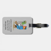 セサミストリート | Oscar & Bruno the Garbage Man ラゲッジタグ (裏面横)