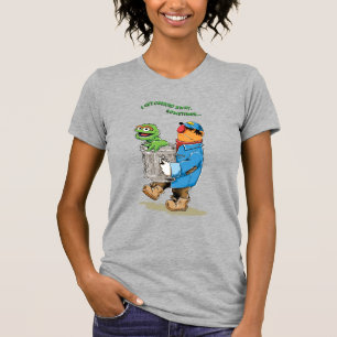 セサミストリート Oscar & Bruno the Garbage Man Tシャツ