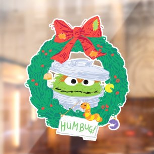 セサミストリート Oscar the Grouchリース ウィンドウサイン