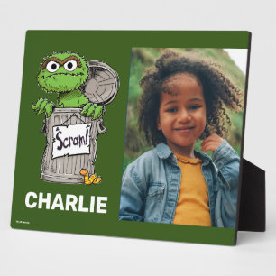 セサミストリート Oscar the Grouch フォトプラーク