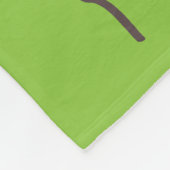 セサミストリート | Oscar the Grouch フリースブランケット (角)