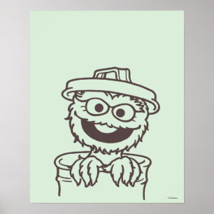 セサミストリート Oscar the Grouch ポスター