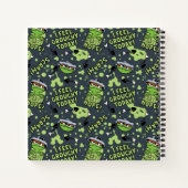 セサミストリート | Oscar the Grouch |名前の追加 ノートブック (裏面)