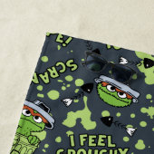 セサミストリート | Oscar the Grouch |名前の追加 ビーチタオル (インサイチュ)