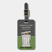 セサミストリート | Oscar the Grouch |情報の追加 ラゲッジタグ (正面縦)