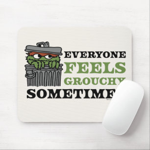 セサミストリート Oscar the Grouch 感じ Grouchy マウスパッド